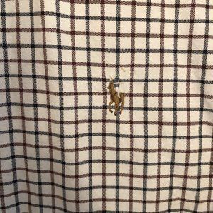 Polo by Ralph Lauren Blue and Red Checked Shirt Big & Tall 2XLT